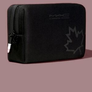 SOLD Mac Black Cosmetic Collectible Canadian Maple Leaf Bag